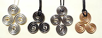 3 and 4 spiral Vortex Harmoniser Pendants