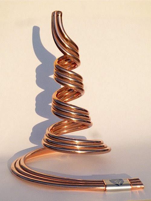 Golden-ratio PHI  Fibbonaccia proportions and spirals of the Vortex Energiser